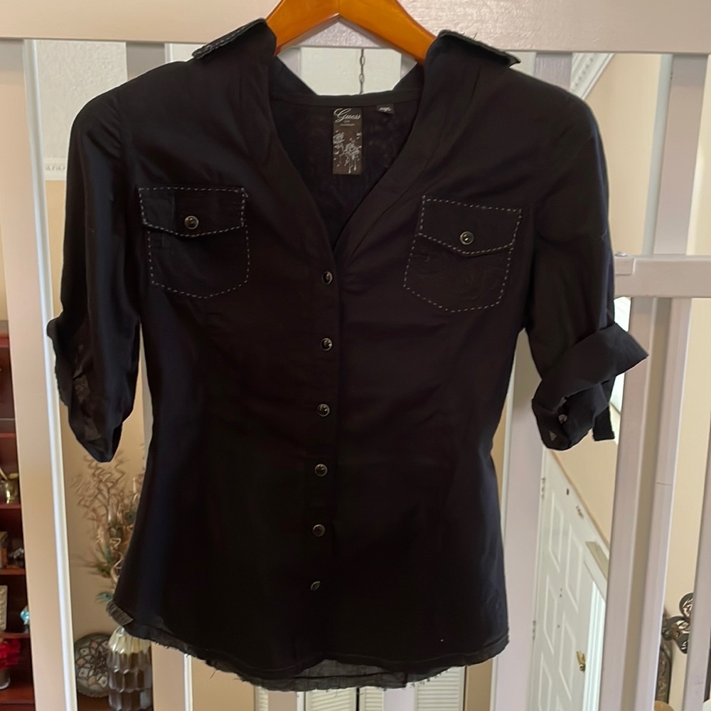 Guess button down shirt